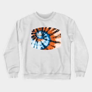 Pumpkin Fall Tie Dye Swirl Crewneck Sweatshirt